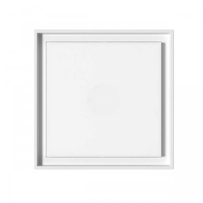 VK/02221/W/W - Φωτιστικό Led οροφής, 3000K, 26W, 3075lm, 110°, CRI>80, IP54, 34x34x5cm, ματ λευκό VK/02221/W/W - Φωτιστικό Led οροφής, 3000K, 26W, 3075lm, 110°, CRI>80, IP54, 34x34x5cm, ματ λευκό