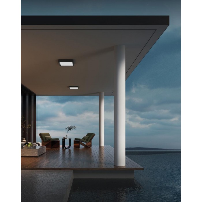 VK/02221/W/W - Φωτιστικό Led οροφής, 3000K, 26W, 3075lm, 110°, CRI>80, IP54, 34x34x5cm, ματ λευκό VK/02221/W/W - Φωτιστικό Led οροφής, 3000K, 26W, 3075lm, 110°, CRI>80, IP54, 34x34x5cm, ματ λευκό