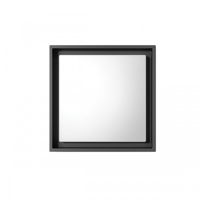 VK/02222/AN/W - Φωτιστικό Led οροφής, 3000K, 24W, 2624lm, 110°, CRI>80, IP54, 27x27x5.4cm, ανθρακί VK/02222/AN/W - Φωτιστικό Led οροφής, 3000K, 24W, 2624lm, 110°, CRI>80, IP54, 27x27x5.4cm, ανθρακί