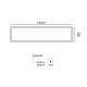 VK/04041/RF - Βάση χωνευτή για LED PANEL VK/04041, VK/04426 με σετ μεταλλικών κλιπς