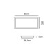  VK/04051/MF - Σετ στερέωσης με πλαίσιο για LED PANEL VK/04051  