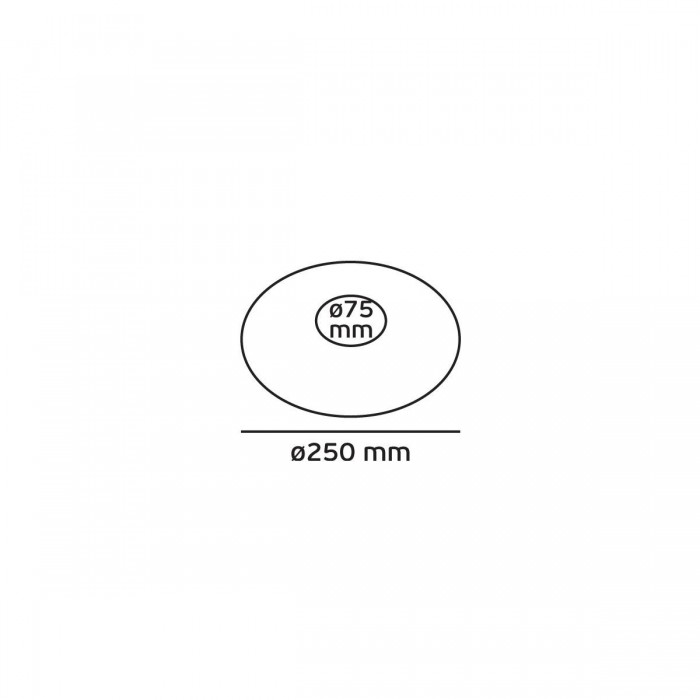 VK/03041/75/ABS - Σκιάδα ø25, μπρονζέ, με τρύπα ø7.5, MAX 42W