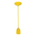 VK/510/PE/Y - Κρεμαστό φωτιστικό, E27, κίτρινο, max 60W