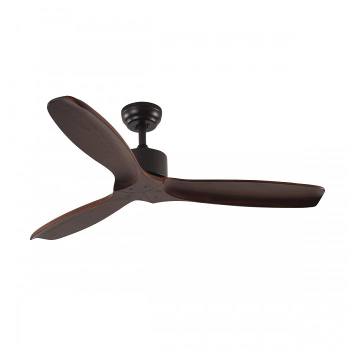 VK/04235/AIR/WOOD - Ανεμιστήρας οροφής, 65W, με τηλεχειριστήριο, αλουμίνιο + ξύλο, σκούρο καφέ, ø132cm VK/04235/AIR/WOOD - Ανεμιστήρας οροφής, 65W, με τηλεχειριστήριο, αλουμίνιο + ξύλο, σκούρο καφέ, ø132cm