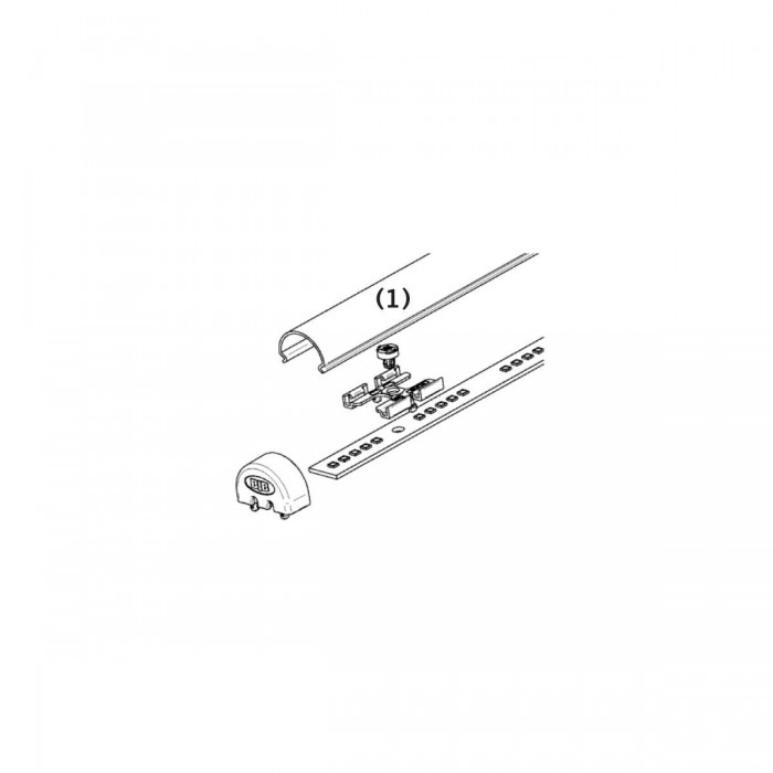 VK/COV/14/56 - PMMA κάλυμμα 2.43x1.49x56.5cm για 14mm LED σύστημα