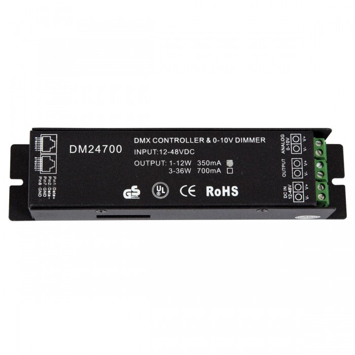 VK/DM/24350 - DMX decoder 350mA 1-12W 12-48V 10pcs