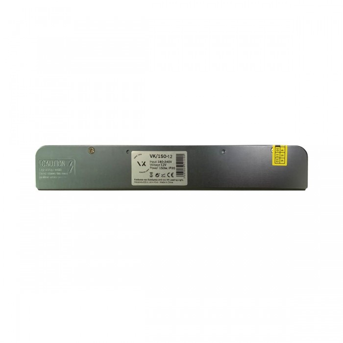 VK/150-12 - Τροφοδοτικό  Led 12V 150W. IP20