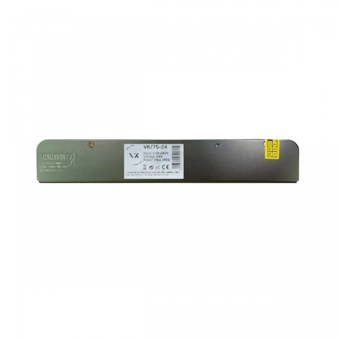 VK/75-24 - Τροφοδοτικό  Led 24V 75W. IP20