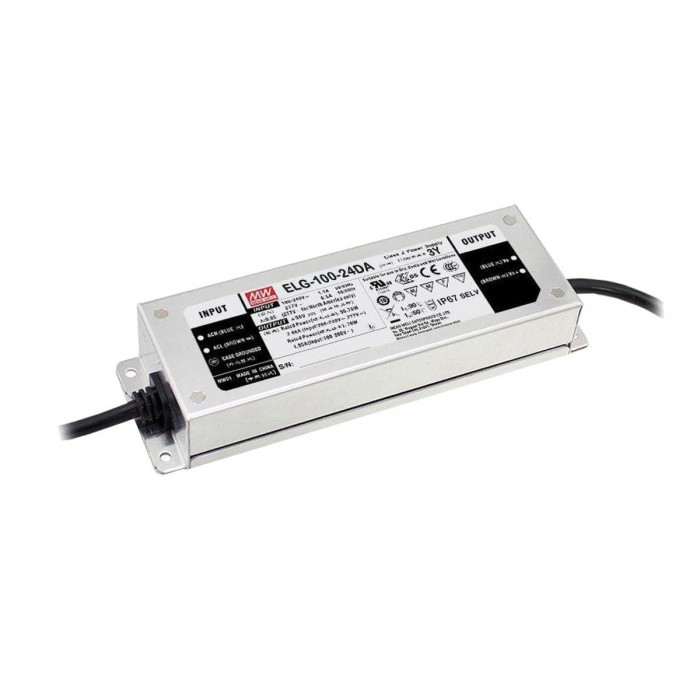 VK/ELG-100-24DA - Τροφοδοτικό MEANWELL 24V 100W, Dali Dimmable. IP67