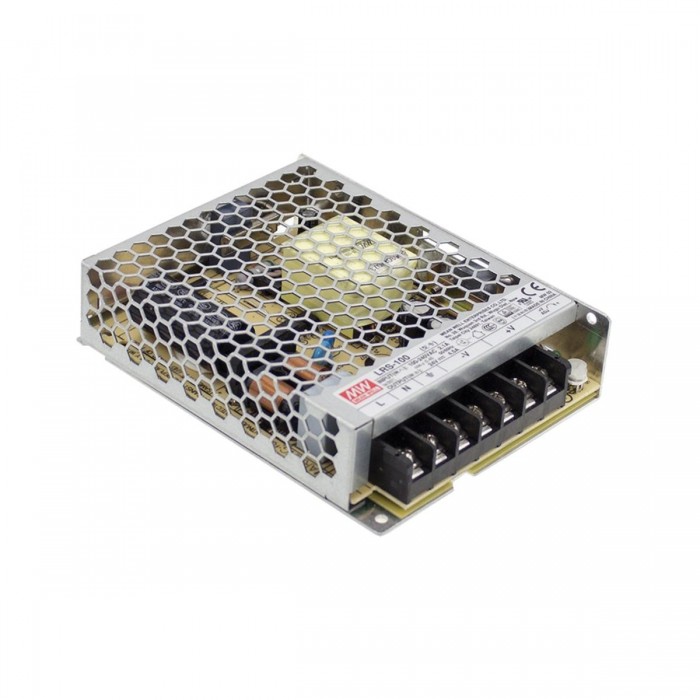 VK/LRS-100-12 - Τροφοδοτικό  Led MEANWELL 12V 100W. IP20