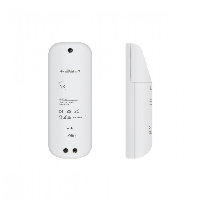 VK/LVD1215 - Led driver 1-15W, 12V, 1250mA, Dimmable
