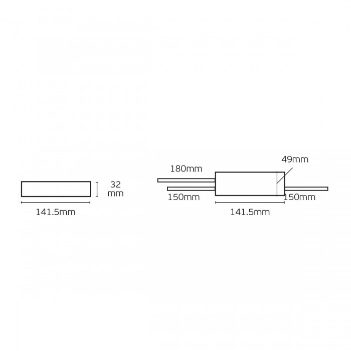 XLN-60-24DA2 - Led τροφοδοτικό  Mean well Dali. 110-305V. Πλαστικό. Dimming Dali. IP67