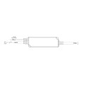 XLN-60-24DA2 - Led τροφοδοτικό  Mean well Dali. 110-305V. Πλαστικό. Dimming Dali. IP67