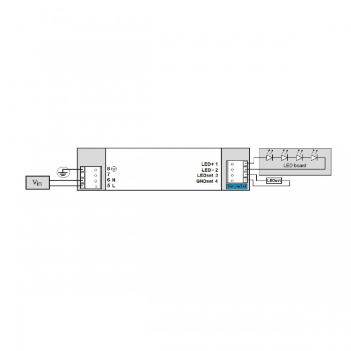 VK/XITANIUM/100W/220V - Τροφοδοτικό XITANIUM PHILIPS, 100W, 0.25/0.7A, 50-220V