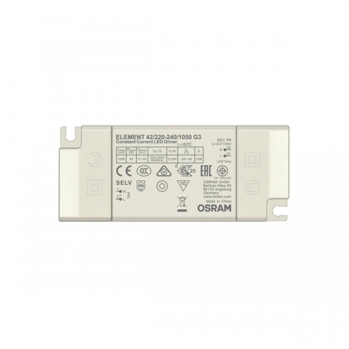 VK/ELEMENT 42/220-240/1050 G3 - LED τροφοδοτικό OSRAM για modules D111, 22-42W, AC198-264V, DC1.050mA VK/ELEMENT 42/220-240/1050 G3 - LED τροφοδοτικό OSRAM για modules D111, 22-42W, AC198-264V, DC1.050mA