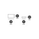 VK/OT FIT 40/220-240/1A0 PC CS - LED τροφοδοτικό OSRAM για modules D111, 21.6-42W, AC198-264V, DC800/900/950/1.050mA, dimmable
