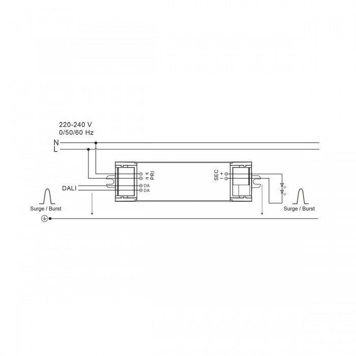 CC15W/100-700/DALI/NFC - Led τροφοδοτικό KGP Dali. 100-700mA. 17.2W. AC220-240V. Πλαστικό. Dim Dali NFC. IP20 CC15W/100-700/DALI/NFC - Led τροφοδοτικό KGP Dali. 100-700mA. 17.2W. AC220-240V. Πλαστικό. Dim Dali NFC. IP20