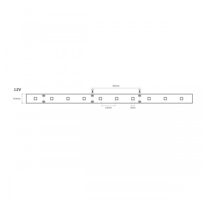 VK/12/3528/W/60 - Ταινία Led SMD 2835, 12V, 5W/m, 641lm/m, 3000K, 5m/roll, CRI>80, IP20 - 5m VK/12/3528/W/60 - Ταινία Led SMD 2835, 12V, 5W/m, 641lm/m, 3000K, 5m/roll, CRI>80, IP20 - 5m