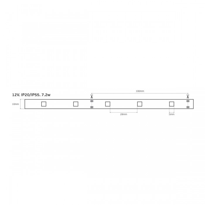 VK/12/5050J/RGB/30 - Ταινία Led SMD 5050, 12V, 6W/m, 250lm/m, RGB, 5m/roll, CRI>80, IP55 - 5m VK/12/5050J/RGB/30 - Ταινία Led SMD 5050, 12V, 6W/m, 250lm/m, RGB, 5m/roll, CRI>80, IP55 - 5m