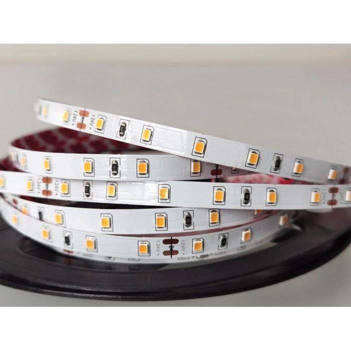 VK/24/3528/W/60 - Ταινία Led SMD 2835, 24V, 5W/m, 674lm/m, 3000K, 5m/roll, CRI>80, IP20 - 5m VK/24/3528/W/60 - Ταινία Led SMD 2835, 24V, 5W/m, 674lm/m, 3000K, 5m/roll, CRI>80, IP20 - 5m