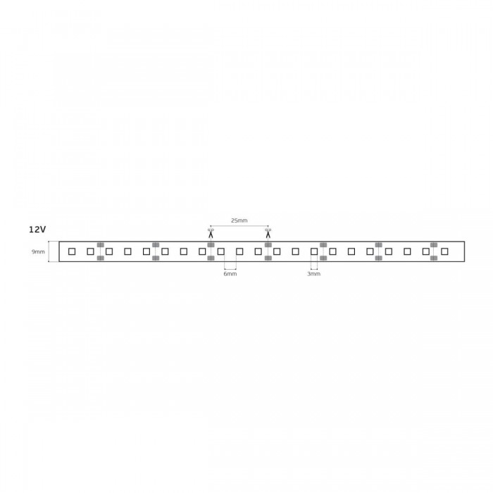 VK/12/3528J/WW/120 - Ταινία Led SMD 2835, 12V, 10W/m, 982lm/m, 2700K, 5m/roll, CRI>80, IP55 - 5m VK/12/3528J/WW/120 - Ταινία Led SMD 2835, 12V, 10W/m, 982lm/m, 2700K, 5m/roll, CRI>80, IP55 - 5m