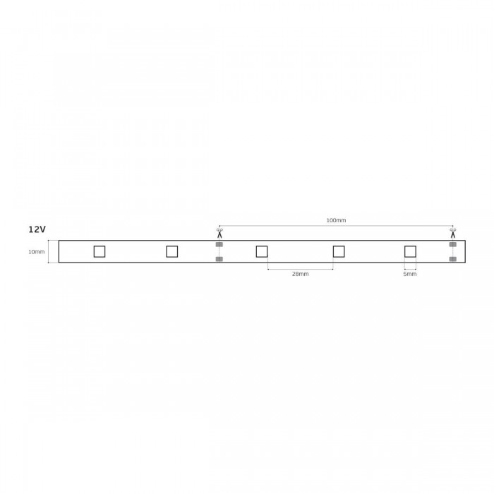 VK/12/5050/BL/30 - Ταινία Led SMD 5050/m, 12V, 7.2W/m, 504lm/m, BLUE, CRI>80, IP20 - 5m VK/12/5050/BL/30 - Ταινία Led SMD 5050/m, 12V, 7.2W/m, 504lm/m, BLUE, CRI>80, IP20 - 5m