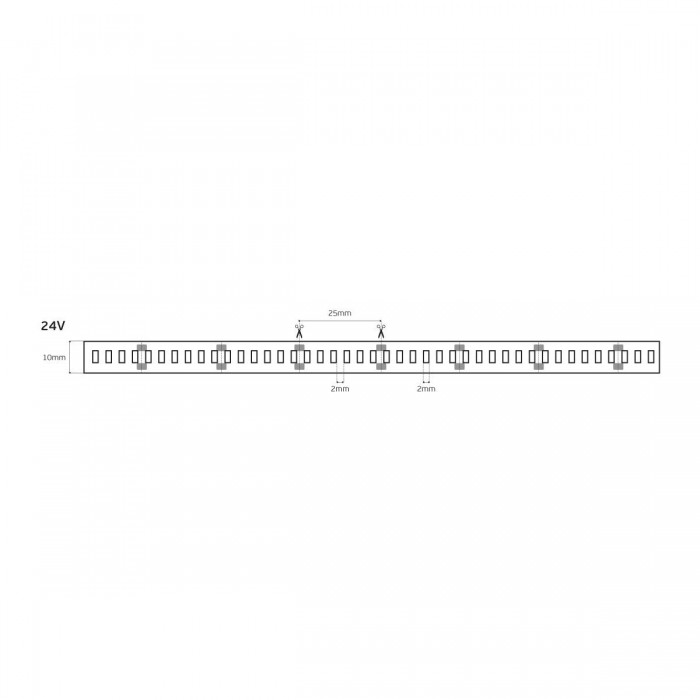 VK/24/2835/C/240 - Ταινία Led SMD 2835, 24V, 18W/m, 2134lm/m, 4000K, 5m/roll, CRI>80, IP20 - 5m VK/24/2835/C/240 - Ταινία Led SMD 2835, 24V, 18W/m, 2134lm/m, 4000K, 5m/roll, CRI>80, IP20 - 5m