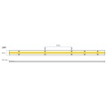 VK/24/COB/965/320/3W - Ταινία LED COB. 24V. 6500K. 340lm/m. Κοπή κάθε 50mm. 3W/m. 5m/roll. LED COB 320. Led qty 320pcs/m. CRI>90. Dim yes. -40°C → 80°C. IP20 - 5m
