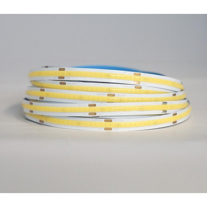 VK/24/COB/965/320 - Ταινία LED COB. 24V. 6500K. 850lm/m. Κοπή κάθε 50mm. 7W/m. 5m/roll. LED COB 320. Led qty 320pcs/m. CRI>90. Dim yes. -40°C → 80°C. IP20 - 5m VK/24/COB/965/320 - Ταινία LED COB. 24V. 6500K. 850lm/m. Κοπή κάθε 50mm. 7W/m. 5m/roll. LED COB 320. Led qty 320pcs/m. CRI>90. Dim yes. -40°C → 80°C. IP20 - 5m