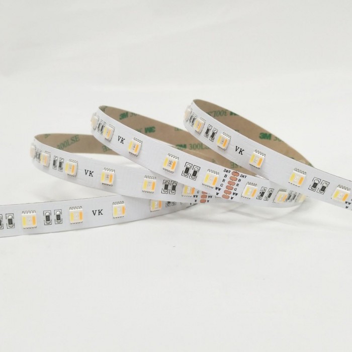 VK/24/5050W/CCT/60 - Ταινία Led SMD 2835, 24V, 18W/m, 963lm/m, 2400K+6000K (RGB+WW), 5m/roll, CRI>90, IP67 - 5m VK/24/5050W/CCT/60 - Ταινία Led SMD 2835, 24V, 18W/m, 963lm/m, 2400K+6000K (RGB+WW), 5m/roll, CRI>90, IP67 - 5m