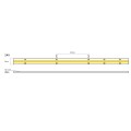 VK/24/COB/965/480 - Ταινία LED COB. 24V. 6500K. 1150lm/m. Κοπή κάθε 50mm. 10W/m. 5m/roll. LED COB 480. Led qty 480pcs/m. CRI>90. Dim yes. -40°C → 80°C. IP20 - 5m