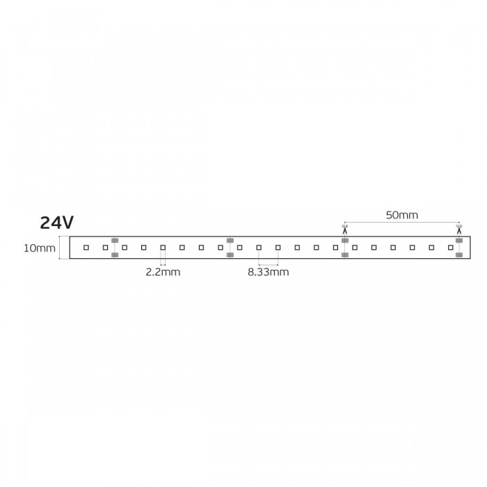 VK/24/2216/930/120 - Ταινία Led SMD 2216 EPISTAR, 24V, 12W/m, 1485lm/m, 3000K, 5m/roll, CRI>90, IP20 - 5m VK/24/2216/930/120 - Ταινία Led SMD 2216 EPISTAR, 24V, 12W/m, 1485lm/m, 3000K, 5m/roll, CRI>90, IP20 - 5m