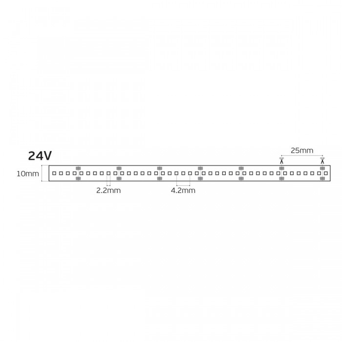 VK/24/2216/940/240 - Ταινία Led SMD 2216 EPISTAR, 24V, 24W/m, 3066lm/m, 4000K, 5m/roll, CRI>90, IP20 - 5m VK/24/2216/940/240 - Ταινία Led SMD 2216 EPISTAR, 24V, 24W/m, 3066lm/m, 4000K, 5m/roll, CRI>90, IP20 - 5m