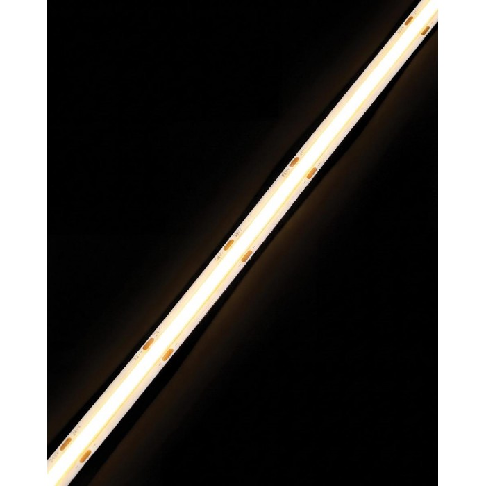 VK/24/COBW/930/528 - Ταινία LED COB. 24V. 3000K. 1430lm/m. Κοπή κάθε 45.45mm. 14W/m. 5m/roll. LED COB 528. Led qty 528pcs/m. CRI>90. Dim yes. -40°C → 80°C. IP65 - 5m VK/24/COBW/930/528 - Ταινία LED COB. 24V. 3000K. 1430lm/m. Κοπή κάθε 45.45mm. 14W/m. 5m/roll. LED COB 528. Led qty 528pcs/m. CRI>90. Dim yes. -40°C → 80°C. IP65 - 5m