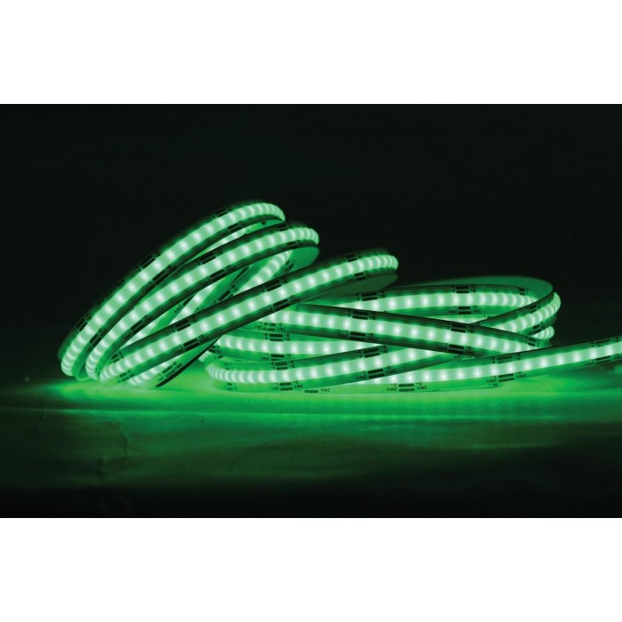VK/24/COB/RGB/576 - Ταινία LED COB. 24V. RGB. 398.44lm/m. Κοπή κάθε 50mm. 14W/m. 5m/roll. LED COB 576. Led qty 576pcs/m. CRI>90. Dim yes. -40°C → 80°C. IP20 - 5m