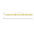 VK/24/COBW/RGB/576 - Ταινία LED COB. 24V. RGB. 398.44lm/m. Κοπή κάθε 50mm. 14W/m. 5m/roll. LED COB 576. Led qty 576pcs/m. CRI>90. Dim yes. -40°C → 80°C. IP65 - 5m VK/24/COBW/RGB/576 - Ταινία LED COB. 24V. RGB. 398.44lm/m. Κοπή κάθε 50mm. 14W/m. 5m/roll. LED COB 576. Led qty 576pcs/m. CRI>90. Dim yes. -40°C → 80°C. IP65 - 5m