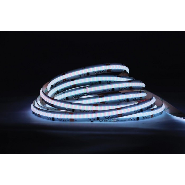 VK/24/COB/MAGIC/720 - Ταινία LED COB/Magic. 24V. RGB. 387.07lm/m. Κοπή κάθε 50mm. 16W/m. 10m/roll. LED COB 720. Led qty 720pcs/m. CRI>90. Dim yes. -40°C → 80°C. IP20 - 10m