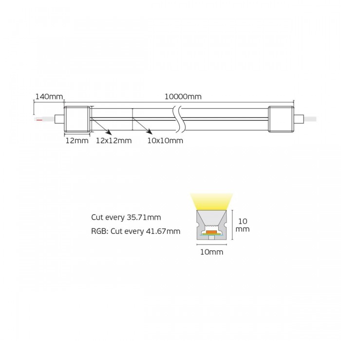 VK/24/3838W/RGB/144/10 - Keiso ταινία Top bend Neoflex 24V, 12W/m, 240lm/m, RGB, κοπή κάθε 41.67mm, 10m/roll IP68 - 10m VK/24/3838W/RGB/144/10 - Keiso ταινία Top bend Neoflex 24V, 12W/m, 240lm/m, RGB, κοπή κάθε 41.67mm, 10m/roll IP68 - 10m