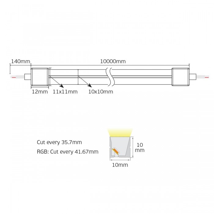 VK/24/2835W/WW/168/3D - Keiso 3D. LED SMD 2835. CRI>90. 24V. 2700K. 626lm/m. Κοπή κάθε 35.7mm. 12W/m. 10m/roll. Dim yes. -20°C → 45°C. 50.000hrs. 10m 10x10mm. IP67 - 10m VK/24/2835W/WW/168/3D - Keiso 3D. LED SMD 2835. CRI>90. 24V. 2700K. 626lm/m. Κοπή κάθε 35.7mm. 12W/m. 10m/roll. Dim yes. -20°C → 45°C. 50.000hrs. 10m 10x10mm. IP67 - 10m