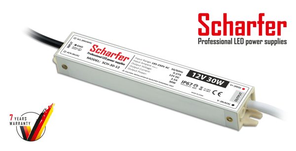 Τροφοδοτικό Scharfer 12V 30W IP67