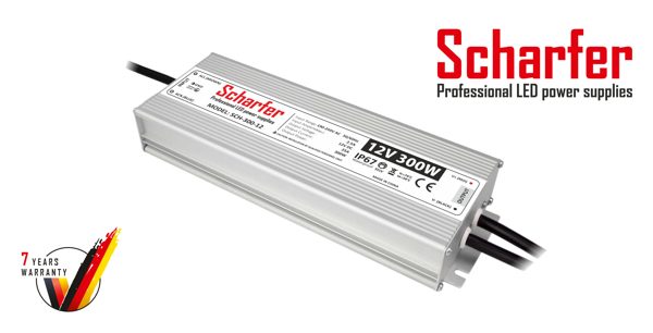 Τροφοδοτικό Scharfer 12V 300W IP67